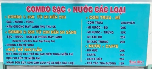 Trạm sạc shop chú ba