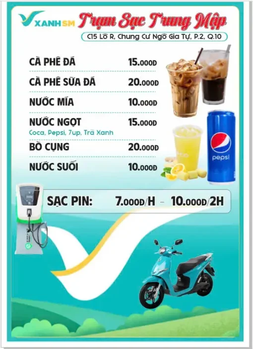 Trạm sạc trung mập